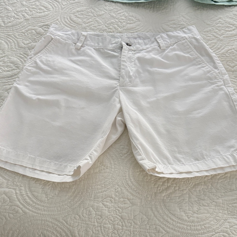 Classic White Men's Shorts